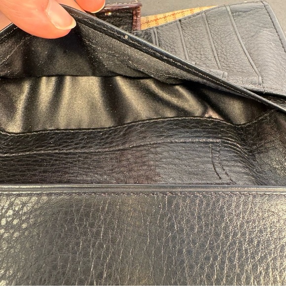 Brighton Plaid & Leather Wallet - Picture 9 of 13